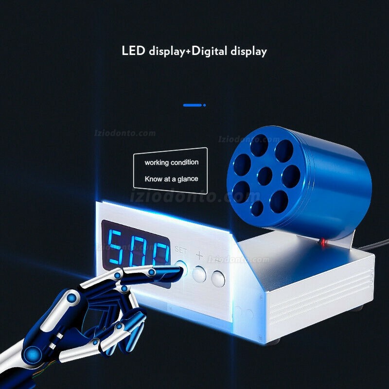 Aquecedor de resina composta dentária com material de tela digital suaviza aquecedor 30-70 ℃