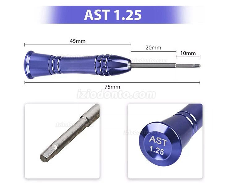 10 unidades/kit kit de chave de fendas para implante dentário universal instrumento de implantes