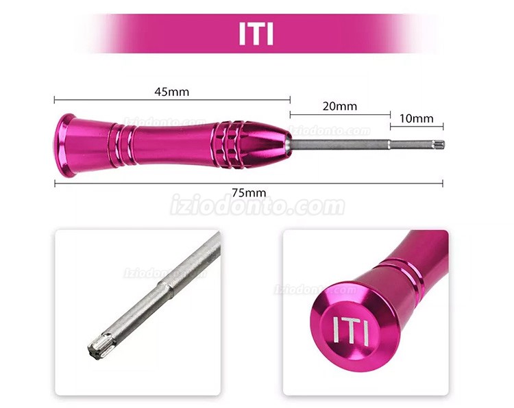 10 unidades/kit kit de chave de fendas para implante dentário universal instrumento de implantes