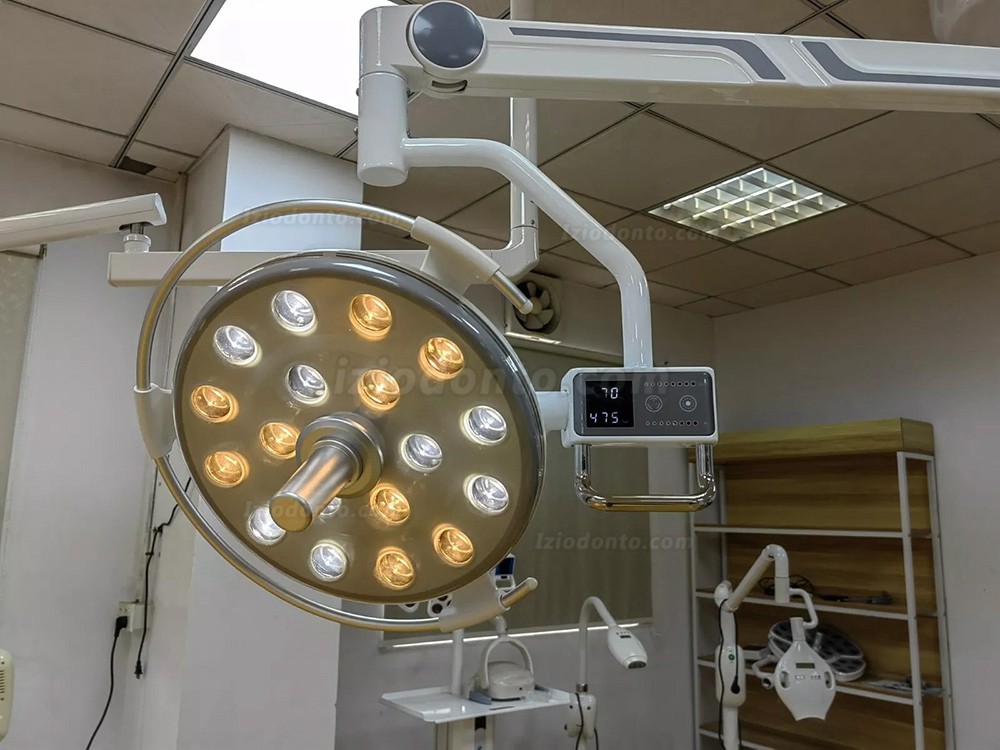 Saab KY-P133 Lâmpada cirúrgica dentária pós-montada para cadeira dentária 18 LEDs luz de indução sem sombra