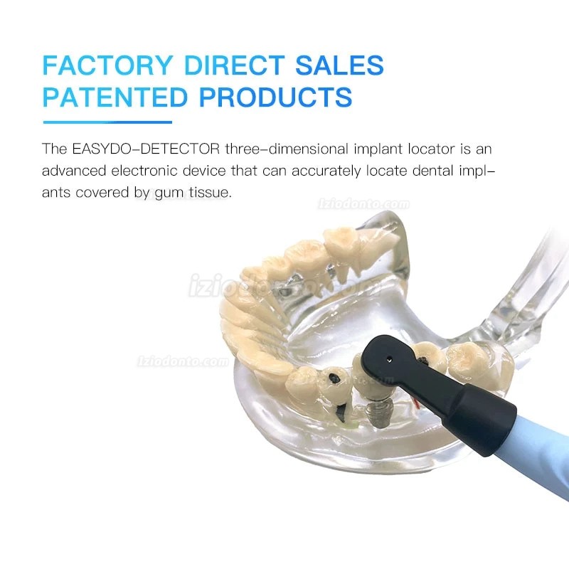 Localizador de implantes dentários detetor inteligente de implantes sensor rotativo tridimensional