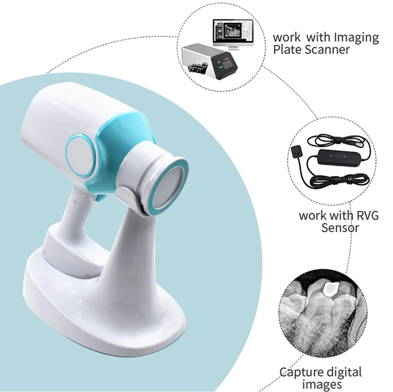 Alta frequência dental portátil portátil da máquina de raio X de digitas