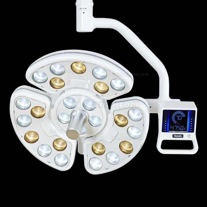 P138 Luz cirúrgica LED dental montada poste para cadeira dentária sensor de ecrã táctil