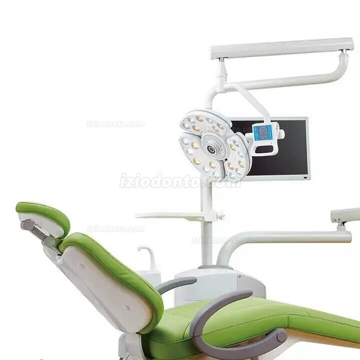 P138 Luz cirúrgica LED dental montada poste para cadeira dentária sensor de ecrã táctil