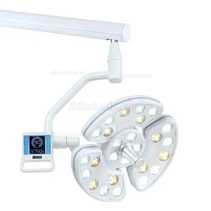 P138 Luz cirúrgica LED dental montada poste para cadeira dentária sensor de ecrã táctil