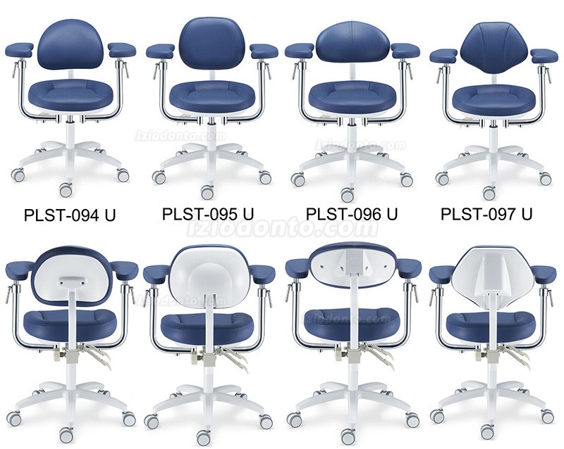 PLST-09 Série Tamborete ergonómico para microscópio dentário operador assistente de cirurgião