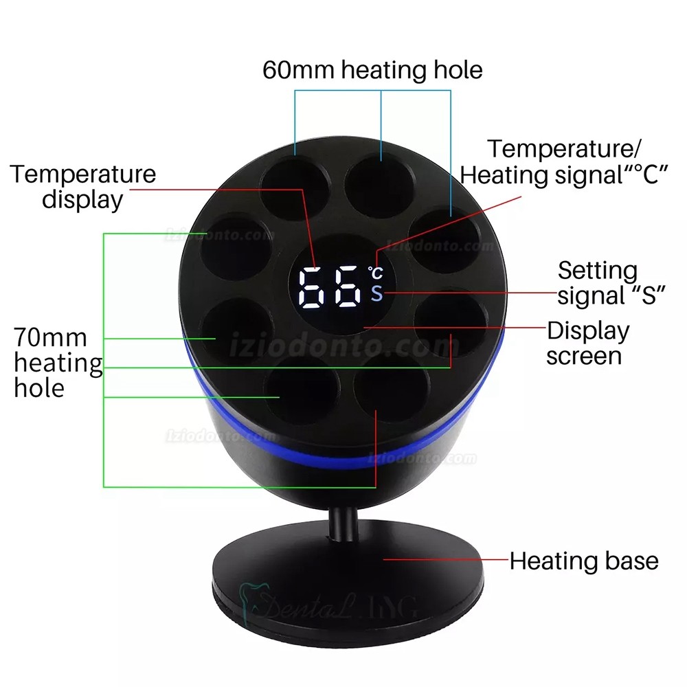 Aquecedor dentário digital AR Aquecedor de resina composta Aquecedor de material aquecedor 40-70 ℃