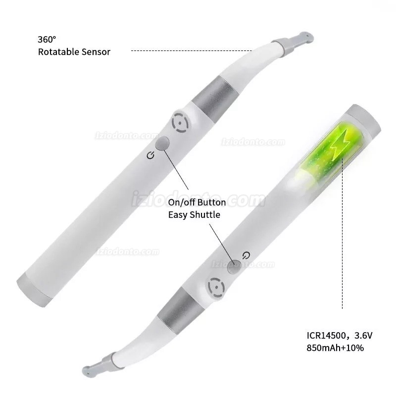 YAHOPE iD1 Detetor de implantes dentários localizador de pilares de implantes sensor rotativo de 360°